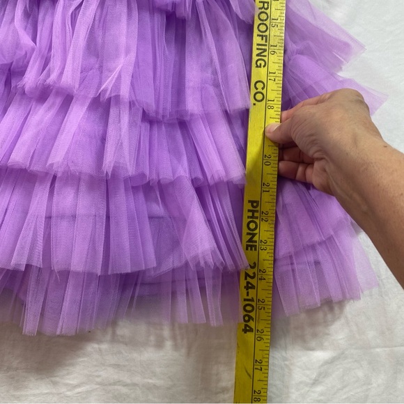 Ídem Ditto Romper Shorts Woman’s Small Tulle Ruffled layered tiered Sleeveless - Picture 10 of 12